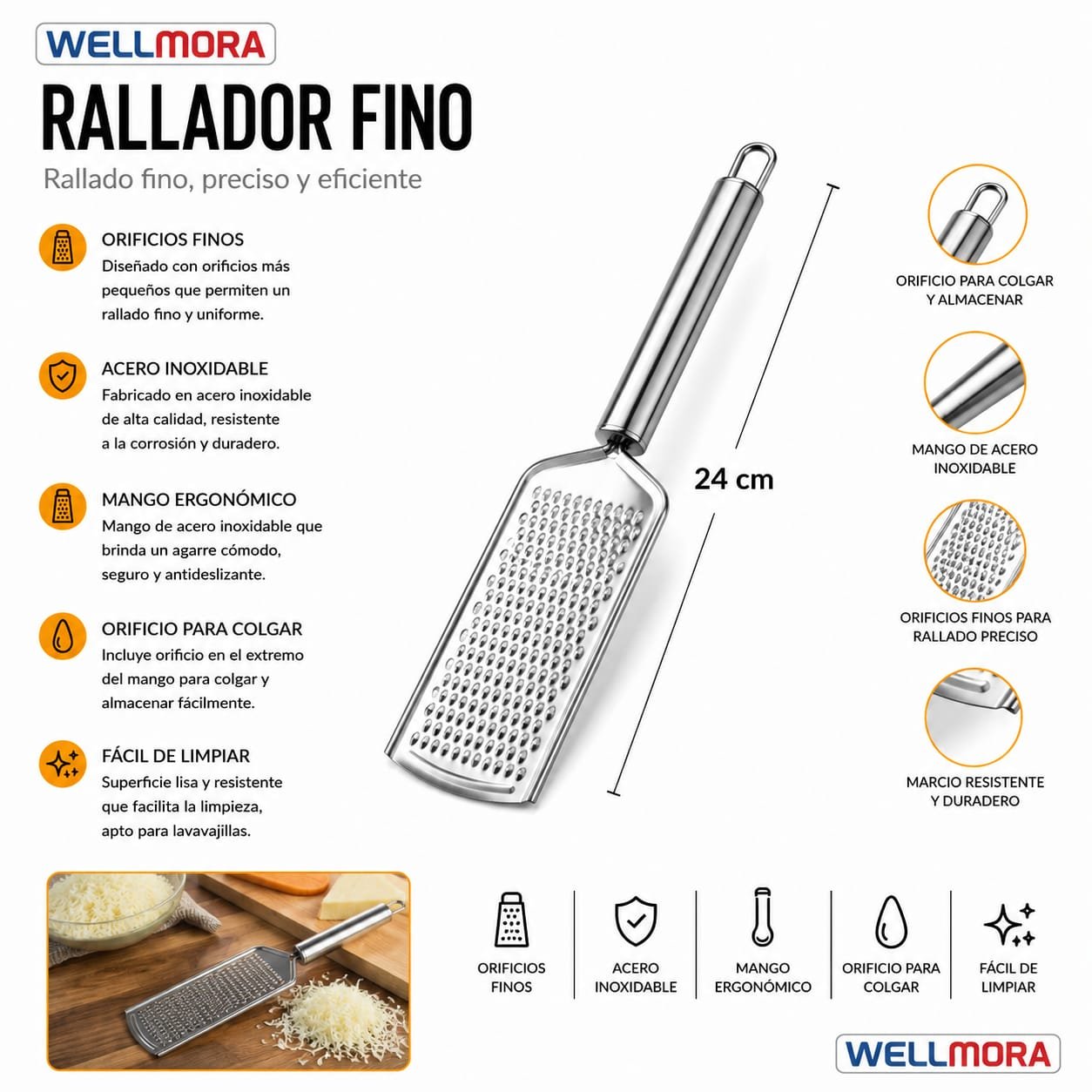 Rallador Fino