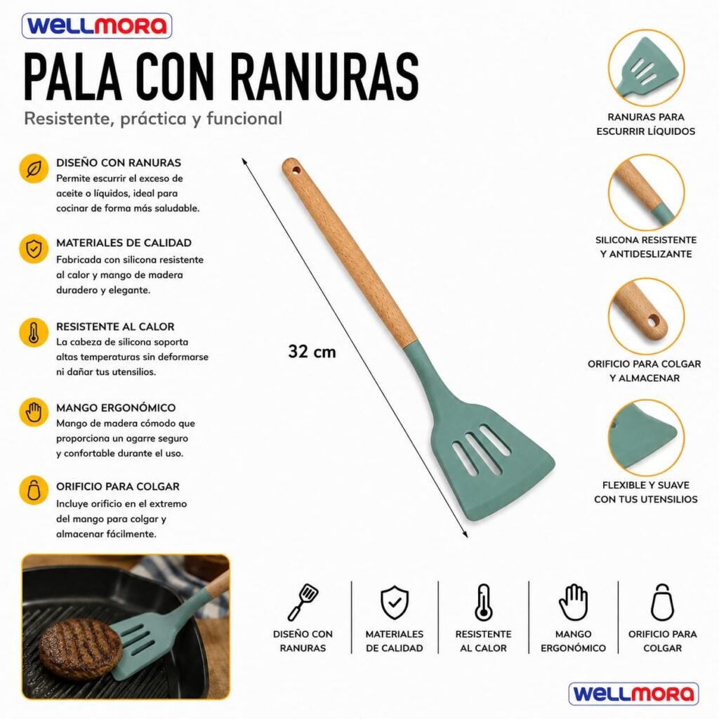 Pala con Ranuras (Silicona)