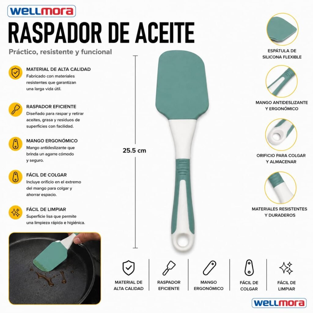 Raspador de Aceite (Silicona)