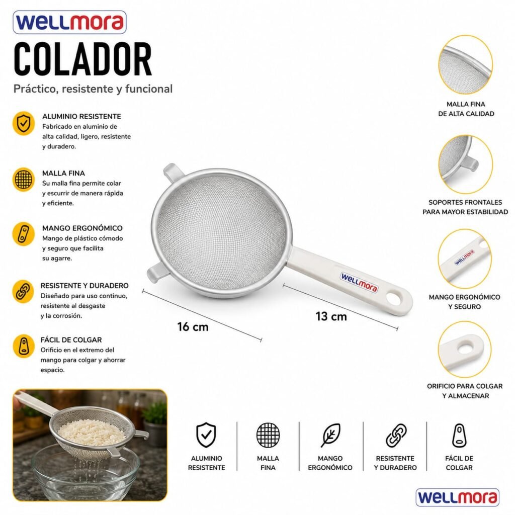 Colador Plástico (16cm)
