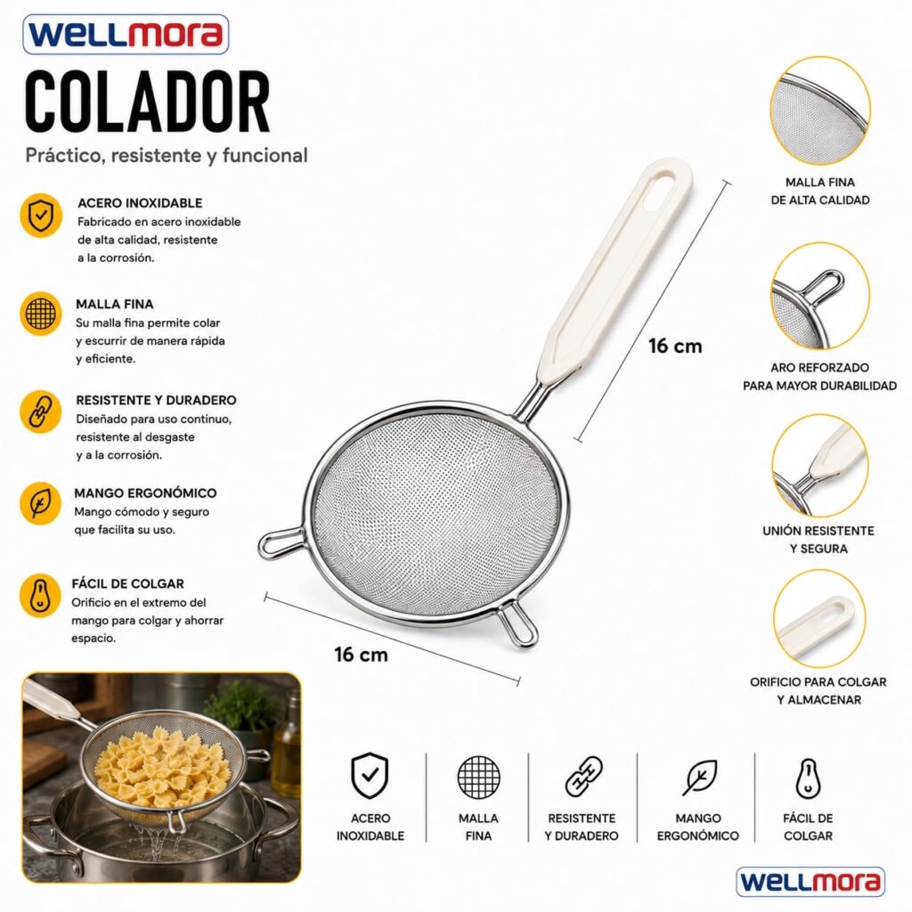 Colador Metálico (16cm)