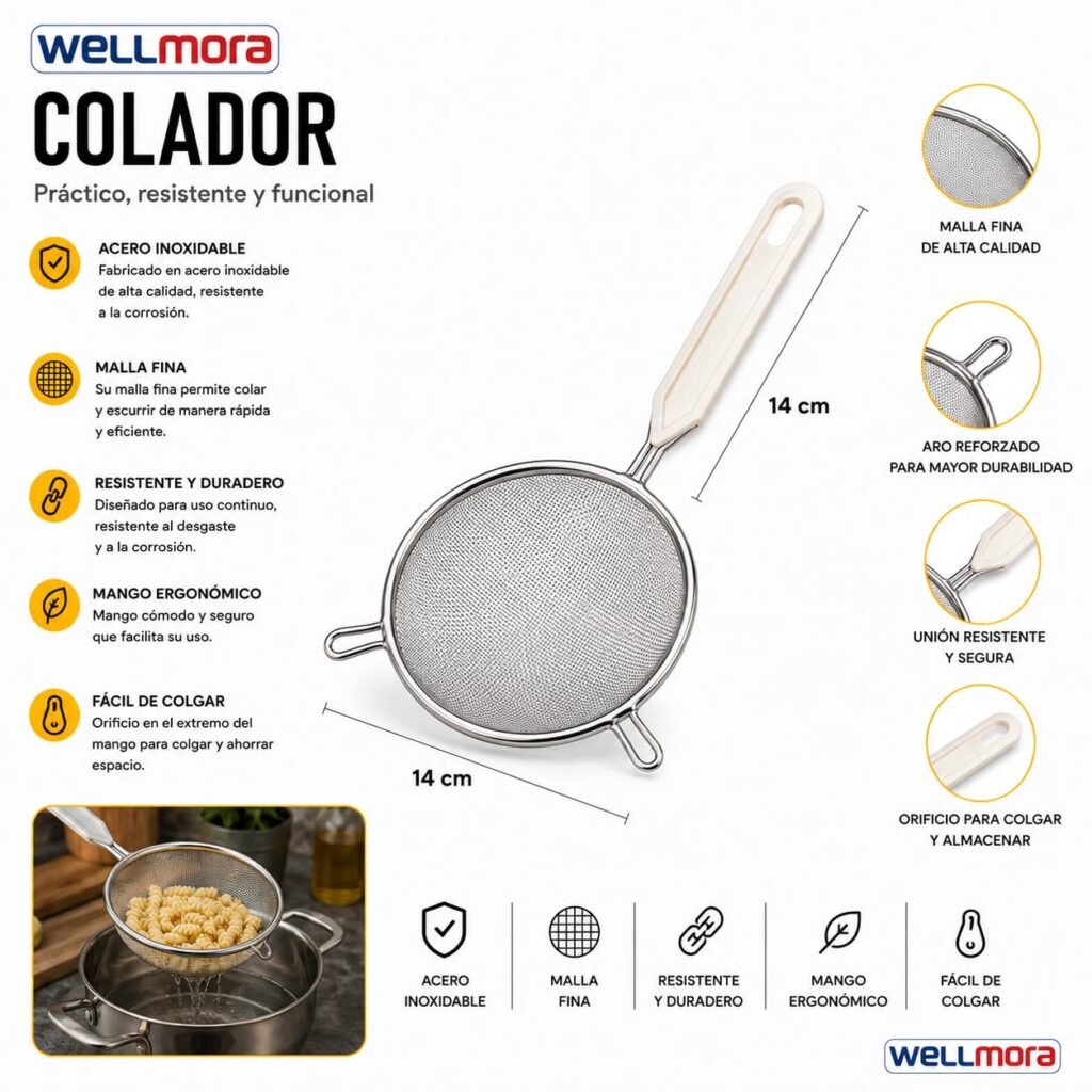 Colador Metálico (14cm)
