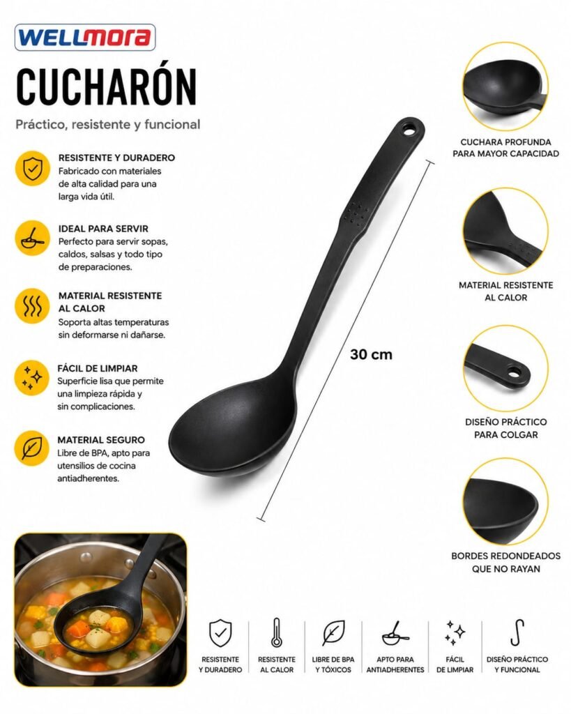 Cucharón Plástico