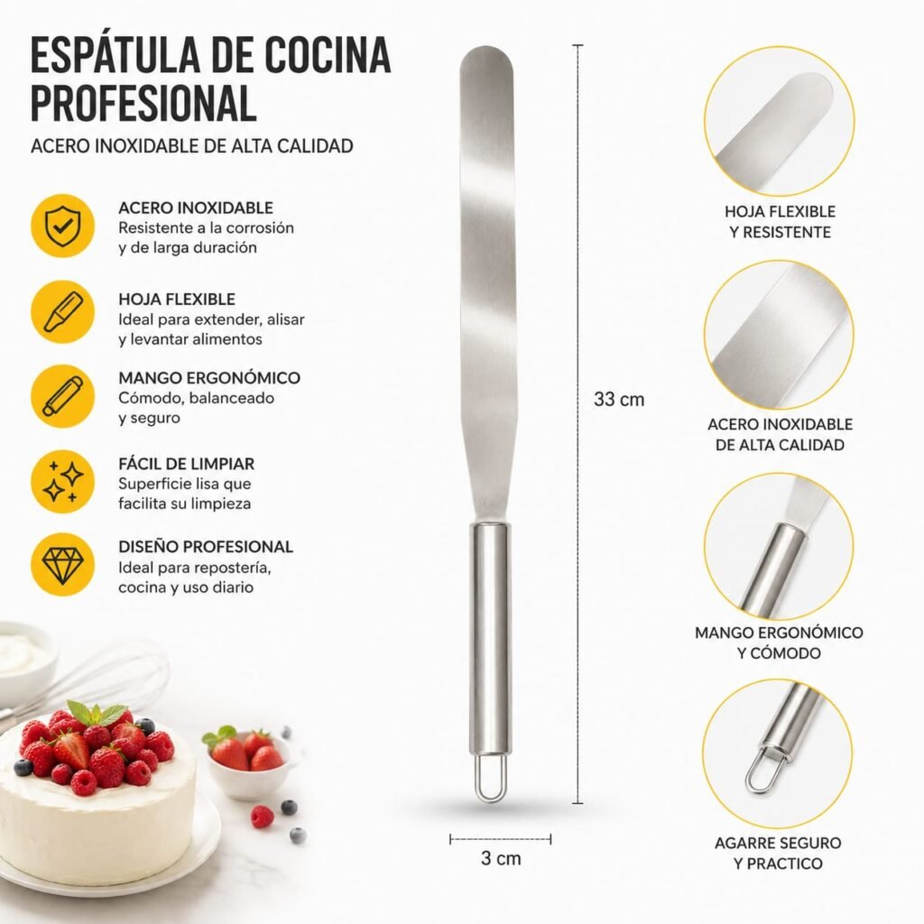 Espátula de Cocina Profesional (Crepes)