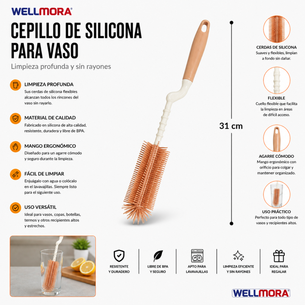 Cepillo de Silicona
