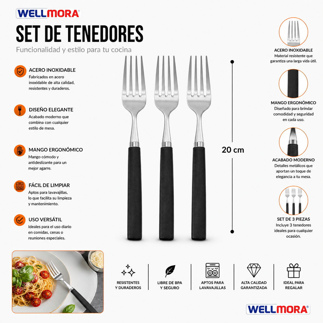 Set de Tenedores (Black)
